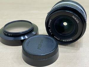 【16028】Nikon NIKKOR 20mm F3.5 Ai-s レンズ ニコン