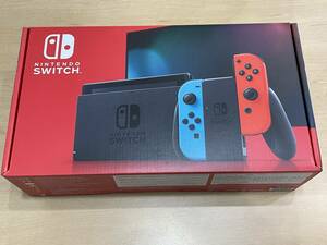 【15979】新品未使用 Nintendo Switch ニンテンドースイッチ 本体 ネオンブルー ネオンレッド HAD-S-KABAA 2022年4月29日購入