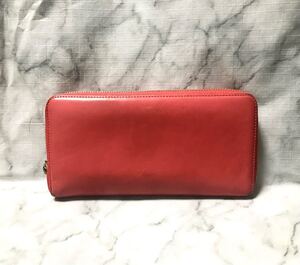 agnes.b アニエスベー voyage 長財布 赤 小物 ウォレット モード