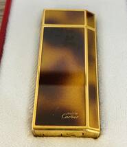 N-18,3 1円〜 カルティエ ガスライター 喫煙具 喫煙グッズ ユニセックス ブランド小物 Cartier ジャンク品_画像2