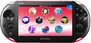 PlayStation Vita Wi-Fiモデル ピンク/ブラック (PCH-2000ZA15)【メーカー (中古品)