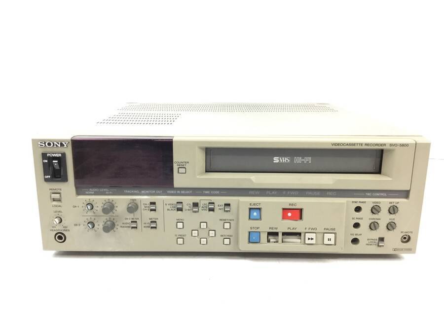 SONY ビデオカセットレコーダー SVO-580-