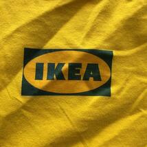 激レア IKEA イケア ロゴ ビッグシルエット 半袖Tシャツ 黄色 イエロー ビッグサイズ_画像4