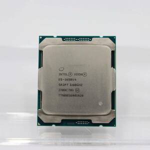 Intel Xeon E5-1650V4 SR2P7 動作確認済み