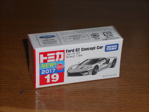 ♪♪トミカ 廃番 19 Ford GT Concept Car フォードGT 新車初回シール（シルバー） 絶版♪♪