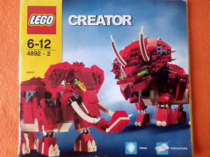 LEGOレゴ ブロックCREATORクリエイター 4892 8IN1 テイラノ トプケラ その他8恐竜　