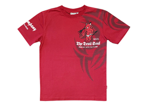 TEDMAN　完売商品！　半袖Tシャツ　RED　36サイズ　ちょっと難あり　TDSS-451