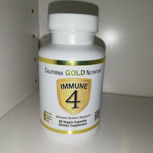 Immune4 イミューン4 ビタミンC ビタミンD 亜鉛 セレン ベジカプセル60粒 California Gold Nutrition【新品・送料込】
