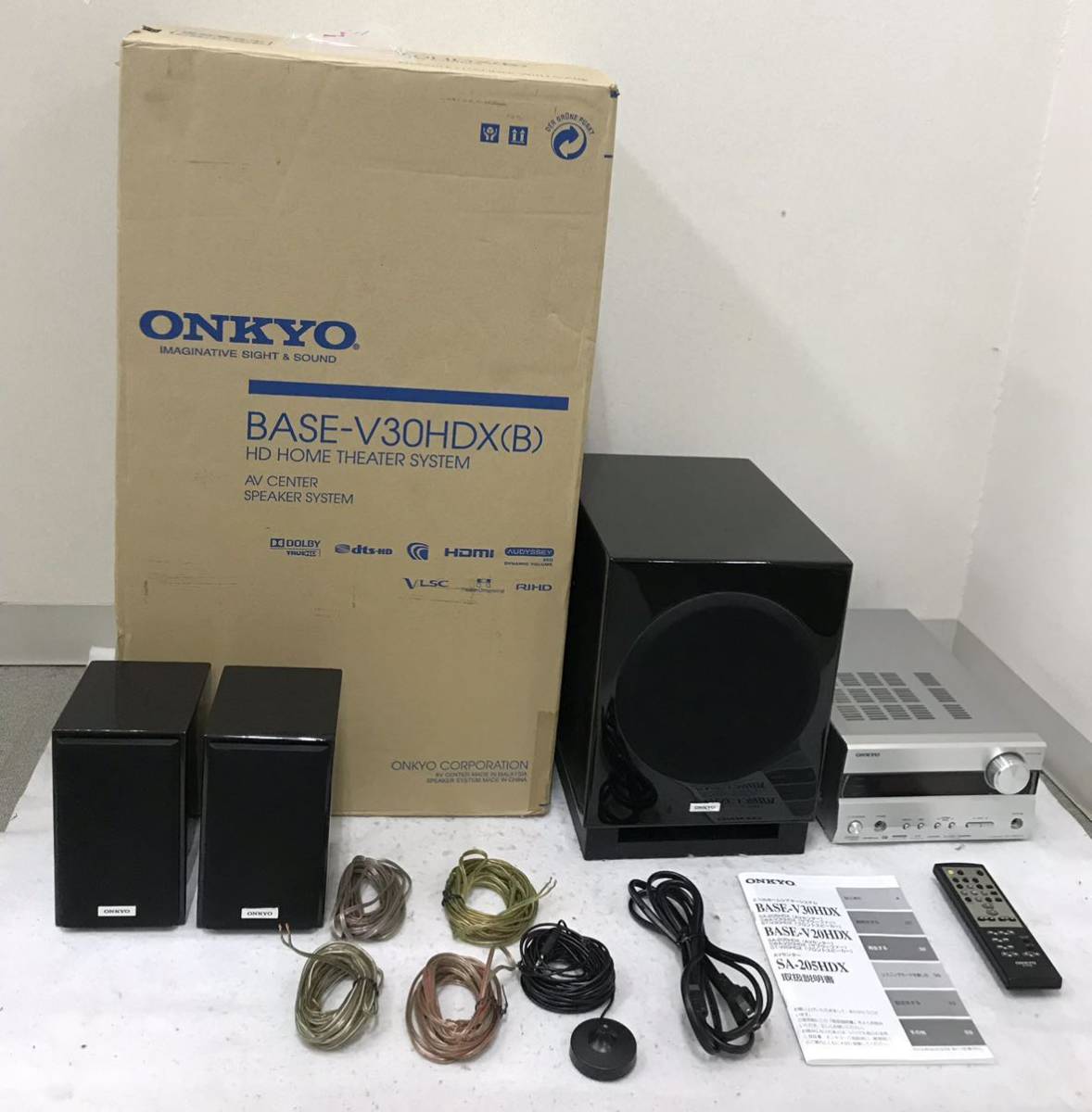 オンキョー ONKYO 2.1chホームシアターシステム BASE-V30HDX www