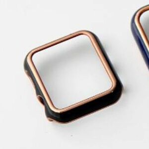 【新品】アップルウォッチ フレーム カバー 40mm ブラック Apple Watch バンパー 保護 ケース AppleWatchSE AppleWatch6 AppleWatch5