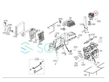 ベンツ W204 W212 W207 ブロアモーター ブロアファン 左ハンドル車用 C180 C200 C250 C300 C350 C63 E250 E300 E350 E550 E63 2128200708_画像6