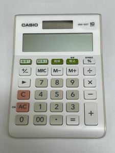 MW-100T CASIO 10桁 電卓 計算機 カシオ
