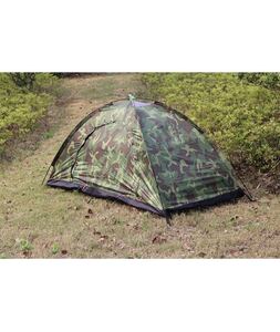 テント コンパクト 迷彩柄 キャンプテント ソロテント 小型テント 防災 緊急 【アウトドア用品】一人テント