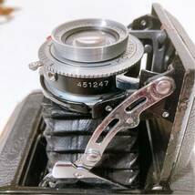 コニカ Pearl2 Hexar 75mm F3.5 蛇腹カメラ 【Konica パール ヘキサー】フィルムカメラ　パール2型　KONIRAPID-S ビンテージ_画像5