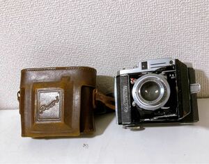 コニカ Pearl2 Hexar 75mm F3.5 蛇腹カメラ 【Konica パール ヘキサー】フィルムカメラ　パール2型　KONIRAPID-S ビンテージ