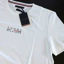 1円スタート！ TOMMY HILFIGER トミーヒルフィガー　Tシャツ ホワイトL_画像1