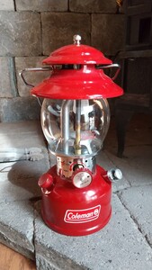 コールマン 赤ランタン B200 超美品