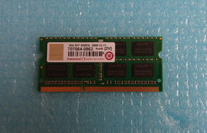 トランセンド DDR3L 1600 SO-DIMM 8GB 中古