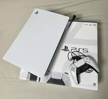 PS5 プレイステーション5 本体 ディスクドライブ搭載モデル CFI-1000A ソニー SONY PlayStation5　コード純正外品_画像1