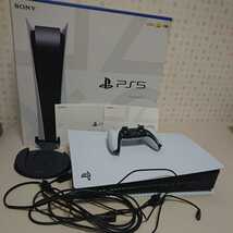 PS5 プレイステーション5 本体 ディスクドライブ搭載モデル CFI-1000A ソニー SONY PlayStation5　コード純正外品_画像2