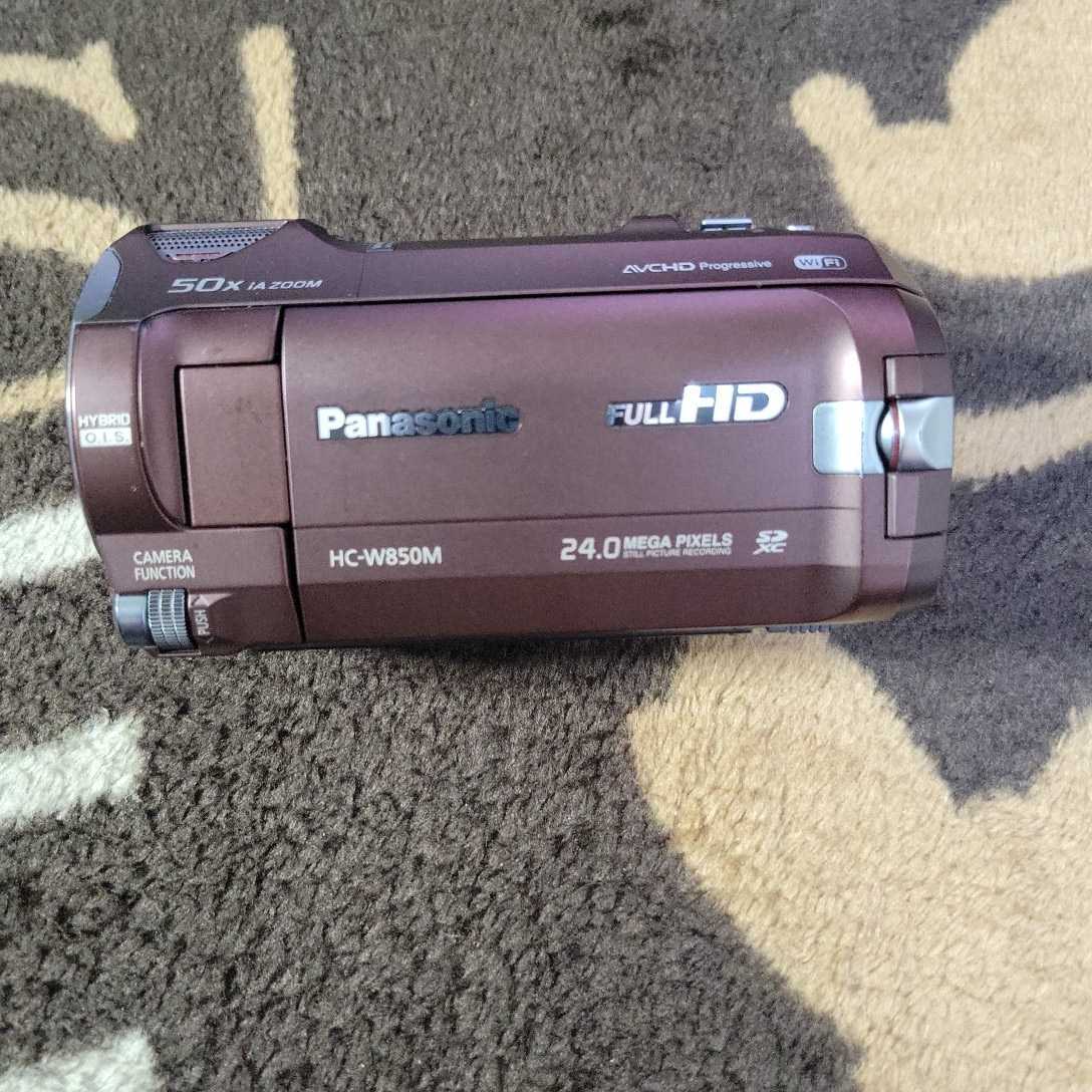 パナソニック デジタルハイビジョンビデオカメラ 内蔵メモリー64GB ブラウン HC-W850M-T