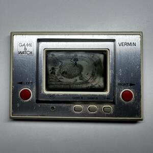 G3 動作確認済 ゲームウォッチ バーミン GAME&WATCH VERMIN Nintendo 任天堂 当時物