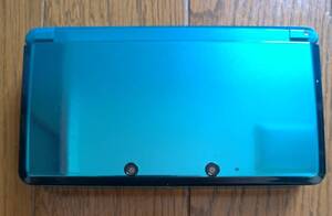 ニンテンドー3DS NINTENDO 3DS アクアブルー ジャンク扱い タッチズレ有り SDカード2GB ダウンロードゲーム有り 送料無料