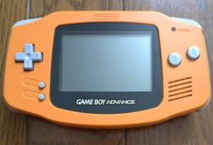 GBA ゲームボーイアドバンス オレンジ 中古品 訳あり 画面に細かい傷有り 起動確認済み 動作良好 本体自体に不具合なし 送料無料