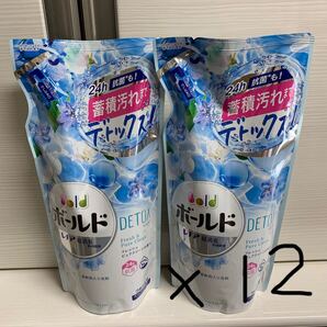 ボールドジェル フレッシュピュアクリーンの香り つめかえ用 600g 12袋