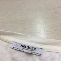 送料無料★ZARA TRAFALUC ザラ★半袖Tシャツ トップス フリンジ★レディース Lサイズ★ホワイト#40526sj69_画像3