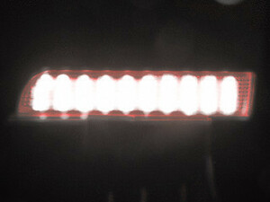 三菱 60連 LED リフレクター リアバンパー ライト ランプ　ギャランフォルティス CY系　レッド レンズ