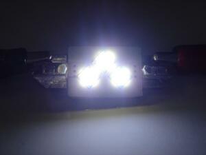 T10ｘ37mm型 キャンセラー内蔵 SＭD3連LEDバルブ　ナンバー灯等　アウディ　A4 A6 A8 TT