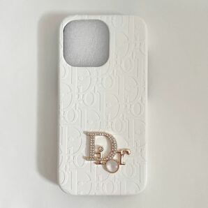 iPhone12/iphone12pro スマホケース 真珠 保護カバー ホワイト CASE iphone
