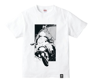 スピード出荷！カワサキ/KAWASAKI/カワサキ デザイナーズTシャツ/月刊カワサキコミック/Tシャツ/Lサイズ