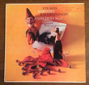 Byron Janis, Fritz Reiner, Chicago Symphony*, Rachmaninoff* / Strauss* Concerto No. 1 In F-Sharp Minor, Op. 1 / Burleske