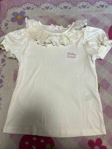  Shirley Temple collar frill tops T-shirt 130