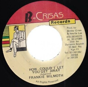 Frankie Wilmott - How Could I Let You Get Away (Spinners Cover) F0531