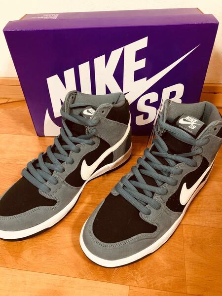 NIKE SB dunk HIGH "Mineral Slate Suede" 28cm