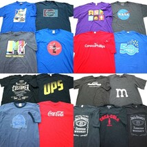 ◎企業系 プリント半袖Tシャツ set UPS MTV ペプシコーラ 他 (メンズ2XL) 17枚セット まとめ売り 古着卸 1円スタート 最落なし ＭＧ5482_画像1