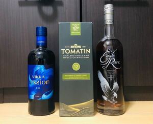 奏楽ウイスキーセッション 700ml TOMATIN トマーティン12年 イーグル レア 10年 3本セット