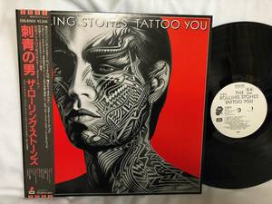 【即決 送無】日本盤 白ラベル プロモ盤　美品 人気盤 TATTO Rolling Stones ヒット曲満載　帯・盤・ジャケ：綺麗　インサートも綺麗