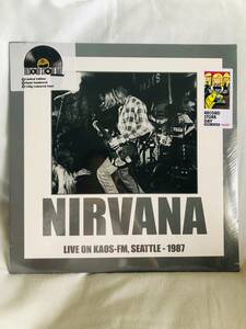 [ prompt decision free postage ] new goods unopened RSD2016 limitation only 835/1000 sheets Nirvana Live On Kaos-FM Seattle 1987kala- record reverse side . limit standard number Union .. buy 