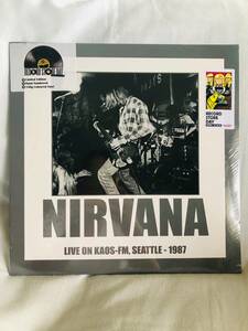 【即決 送無】 新品 未開封 RSD2016限定 only 835/1000枚 Nirvana Live On Kaos-FM Seattle 1987 カラ―盤 裏に限定番号 ユニオンでの購入