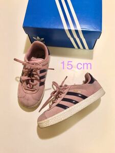 アディダス　キッズ　スニーカー　15cm ピンクadidas GAZELLE 2 アディダス ガゼル ガッツレー キッズ