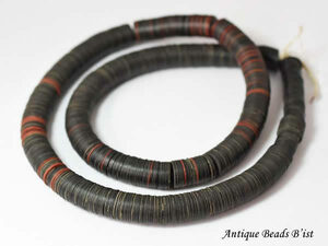 *. hoe . tonbodama * profit break up! record record black color beads one ream (Φ14.0mm)B1 Africa n beads .. sphere dragonfly sphere [SB17003B-1]