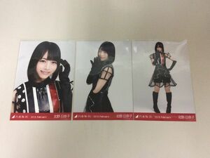 乃木坂46 卒業生 北野日奈子 生写真 2016.February クリスマスライブ 衣装1 3枚コンプ匿名配送対応 O425