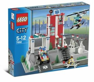 凸凸凸 レゴ LEGO ☆ 街シリーズ Town City ☆ 7892 ホスピタル 病院 Hospital ☆ 新品未開封・現絶版・経年劣化あり ☆ 2006年発売 凸凸凸