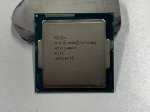 B1492)Intel Xeon E3-1240V3 SR152 3.4GHz LGA1150 中古動作品