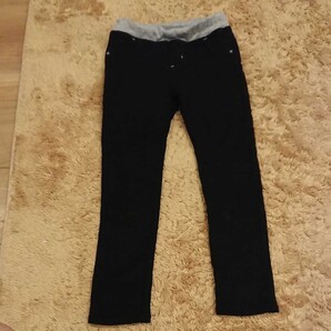 キッズ ストレッチパンツ120㎝ 黒