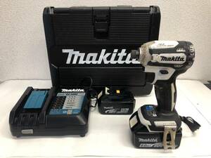 【中古品】makita マキタ　TD171D　充電式 インパクトドライバ 18V / 本体 ・バッテリ2個 ・充電器・ケース　セット　　